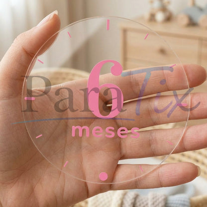 Set placas cumple-mes