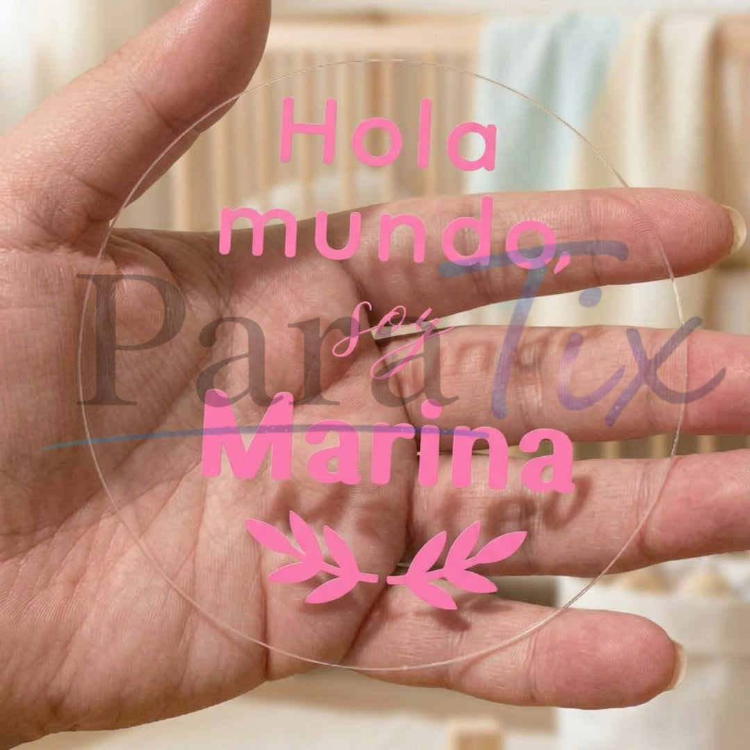 Set placas cumple-mes