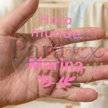 Set placas cumple-mes