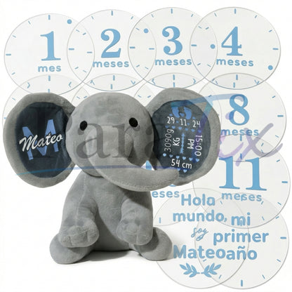 Pack Nacimiento: Babyfante + Set Placas Cumple-mes